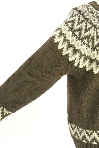 FREAK'S STORE（フリークスストア）の古着「フェアアイル柄ニットカーディガン（カーディガン・ボレロ）」大画像５へ