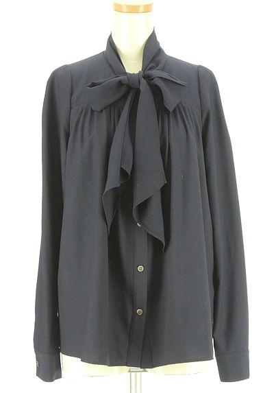 Theory（セオリー）の古着「ギャザーフレアボウタイブラウス（ブラウス）」大画像１へ