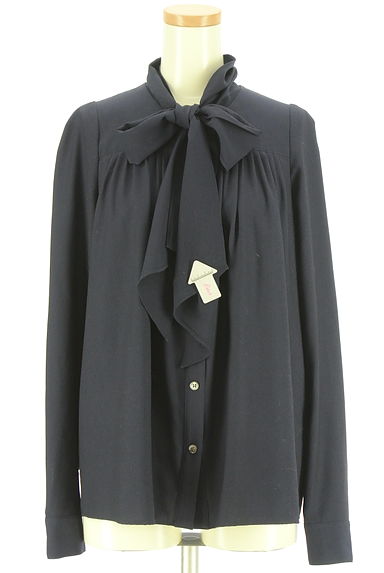 Theory（セオリー）の古着「ギャザーフレアボウタイブラウス（ブラウス）」大画像４へ