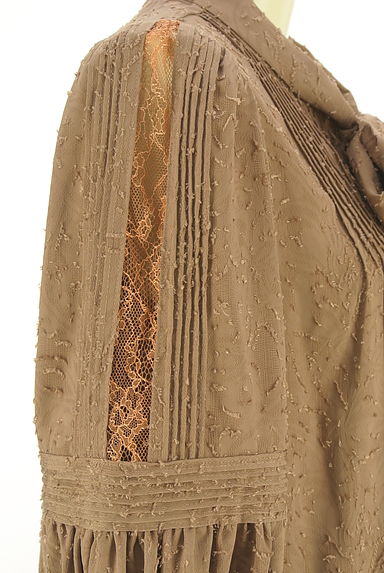 Her lip to（ハーリップトゥ）の古着「ボリューム袖ジャガードボウタイブラウス（ブラウス）」大画像５へ