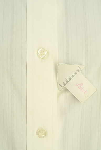 Lily Brown（リリーブラウン）の古着「ベア刺繍入りストライプドビーシャツ（ブラウス）」大画像５へ