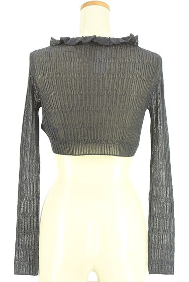 Snidel（スナイデル）の古着「ラメMIXシアーニットカーディガン（カーディガン・ボレロ）」大画像２へ