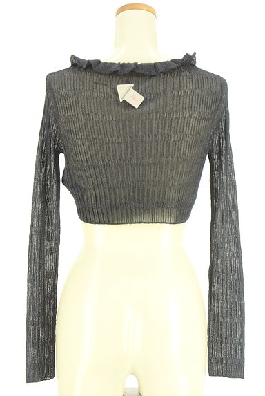 Snidel（スナイデル）の古着「ラメMIXシアーニットカーディガン（カーディガン・ボレロ）」大画像４へ