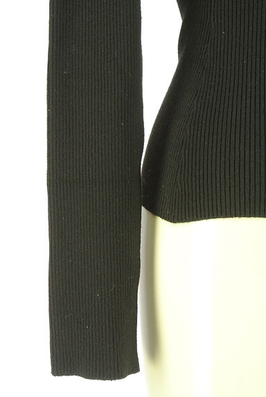 FRAY I.D（フレイアイディー）の古着「アシンメトリードレープリブニットトップス（ニット）」大画像５へ