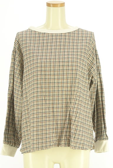 studio CLIP（スタディオクリップ）の古着「前後着チェック柄起毛トップス（カットソー・プルオーバー）」大画像１へ