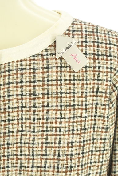 studio CLIP（スタディオクリップ）の古着「前後着チェック柄起毛トップス（カットソー・プルオーバー）」大画像５へ