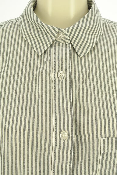 studio CLIP（スタディオクリップ）の古着「半そでストライプ柄シャツ（カジュアルシャツ）」大画像４へ