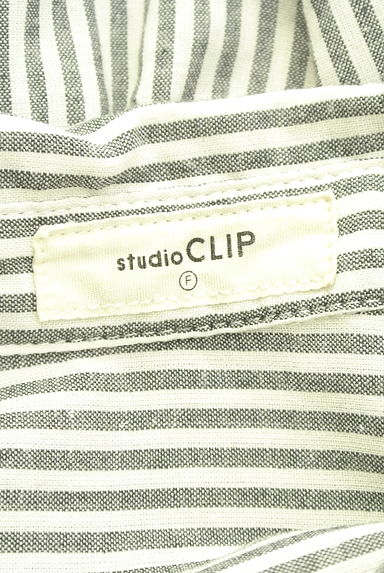 studio CLIP（スタディオクリップ）の古着「半そでストライプ柄シャツ（カジュアルシャツ）」大画像６へ