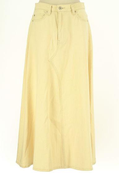 studio CLIP（スタディオクリップ）の古着「デニムロングフレアスカート（スカート）」大画像１へ