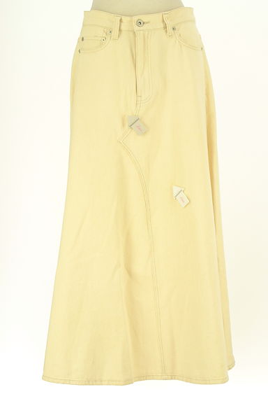 studio CLIP（スタディオクリップ）の古着「デニムロングフレアスカート（スカート）」大画像４へ