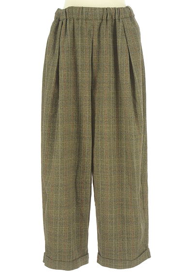 studio CLIP（スタディオクリップ）の古着「ロールアップチェックテーパードパンツ（パンツ）」大画像１へ