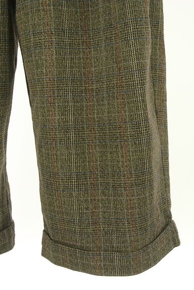 studio CLIP（スタディオクリップ）の古着「ロールアップチェックテーパードパンツ（パンツ）」大画像５へ