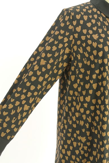 HIROKO BIS（ヒロコビス）の古着「ハート柄ブラウスワンピース（ワンピース・チュニック）」大画像４へ