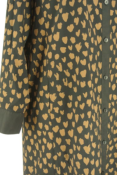 HIROKO BIS（ヒロコビス）の古着「ハート柄ブラウスワンピース（ワンピース・チュニック）」大画像５へ