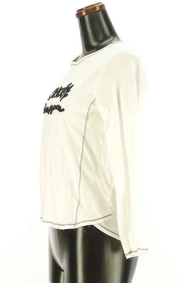 HIROKO BIS（ヒロコビス）の古着「テープロゴカットソー（カットソー・プルオーバー）」大画像３へ