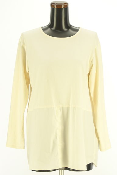 HIROKO BIS（ヒロコビス）の古着「ESSENTIEL HIROKO BIS 異素材切替トップス（カットソー・プルオーバー）」大画像１へ