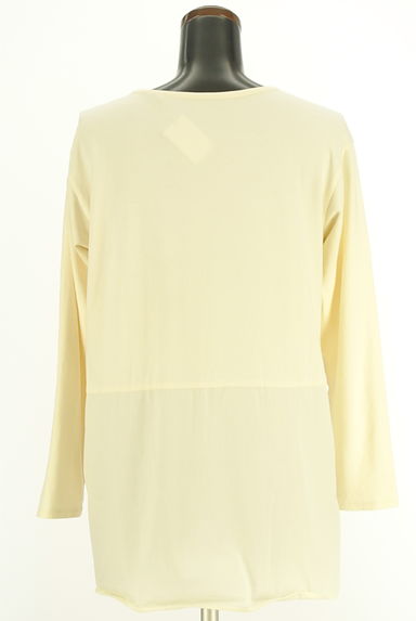 HIROKO BIS（ヒロコビス）の古着「ESSENTIEL HIROKO BIS 異素材切替トップス（カットソー・プルオーバー）」大画像２へ