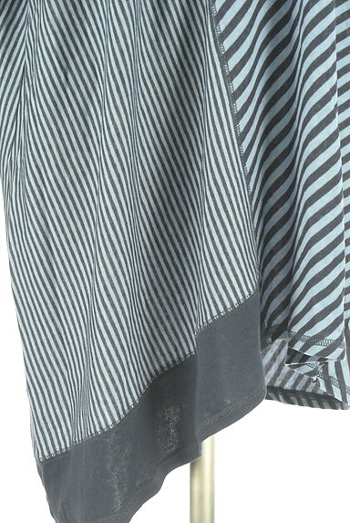 HIROKO BIS（ヒロコビス）の古着「イレギュラーヘムボーダー柄カットソー（カットソー・プルオーバー）」大画像５へ