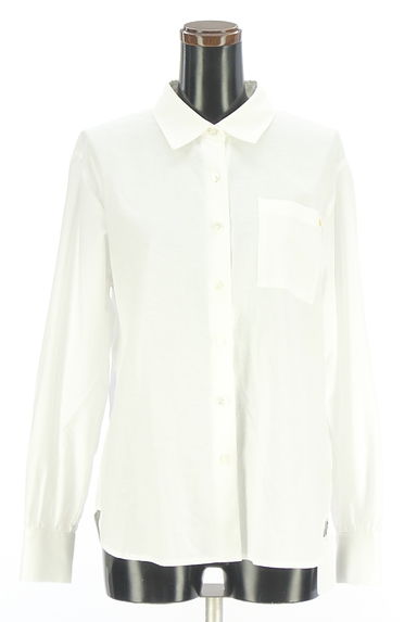 Apuweiser riche（アプワイザーリッシェ）の古着「アルファベットチャーム付き白シャツ（ブラウス）」大画像１へ