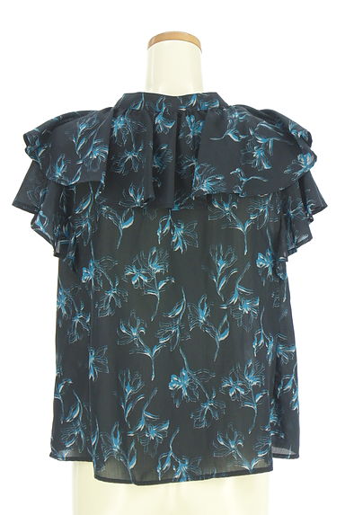 Stola.（ストラ）の古着「肩フリル花柄ブラウス（カットソー・プルオーバー）」大画像２へ