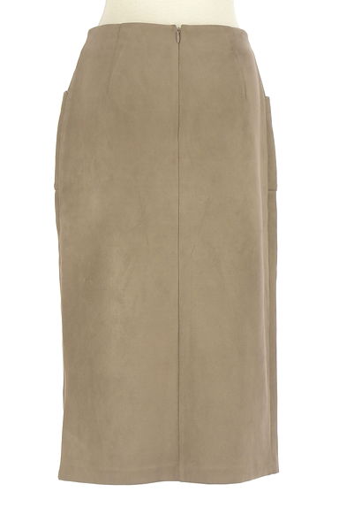 Stola.（ストラ）の古着「ミモレ丈スウェード調タイトスカート（スカート）」大画像２へ