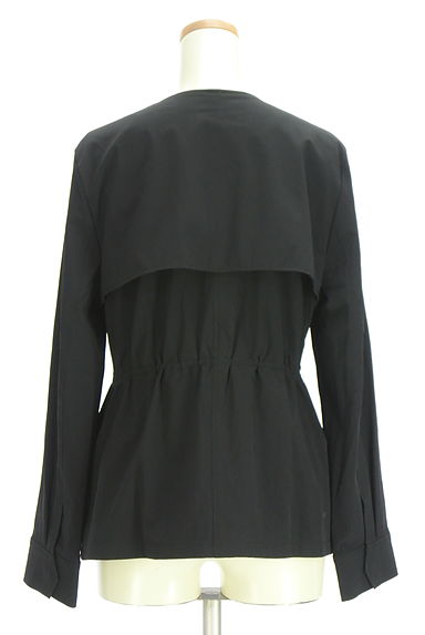 LAUTREAMONT（ロートレアモン）の古着「ドロストペプラムノーカラートレンチコート（コート）」大画像２へ