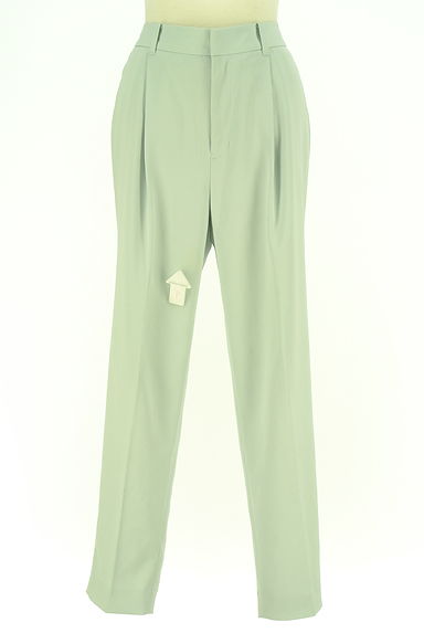 LAUTREAMONT（ロートレアモン）の古着「ストレッチタックテーパードパンツ（パンツ）」大画像４へ