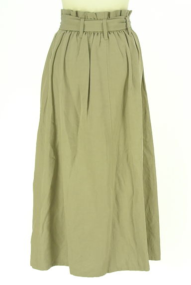 LAUTREAMONT（ロートレアモン）の古着「ベルト付きラップ風ロングスカート（ロングスカート・マキシスカート）」大画像２へ