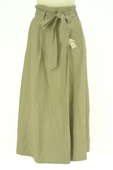 LAUTREAMONT（ロートレアモン）の古着「ベルト付きラップ風ロングスカート（ロングスカート・マキシスカート）」大画像４へ