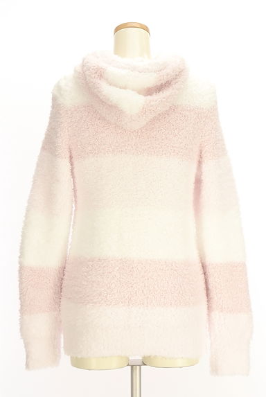 gelato pique（ジェラートピケ）の古着「ふわモコボーダージップパーカー（スウェット・パーカー）」大画像２へ