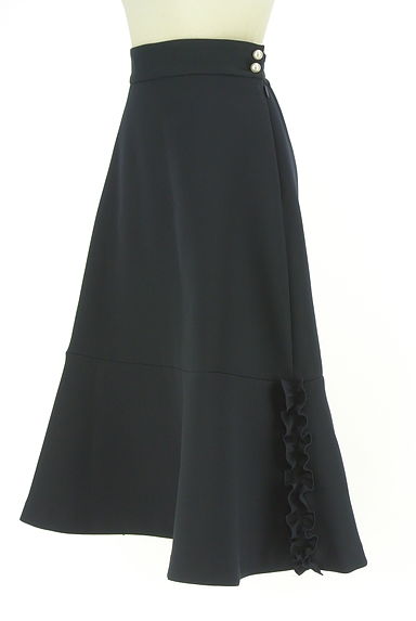 Maglie le cassetto（マーリエ ル カセット）の古着「M Maglie le cassetto サイドフリルミモレスカート（ロングスカート・マキシスカート）」大画像３へ