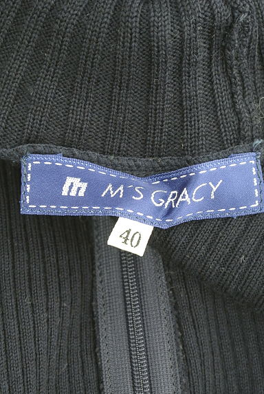 M'S GRACY（エムズグレイシー）の古着「別地切替タートルネックニットワンピース（ワンピース・チュニック）」大画像６へ