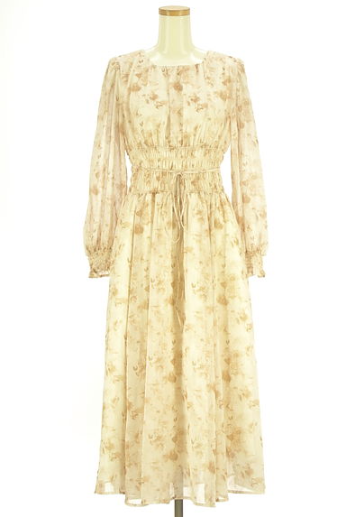 PROPORTION BODY DRESSING（プロポーションボディドレッシング）の古着「花柄シフォンワンピース（ワンピース・チュニック）」大画像１へ