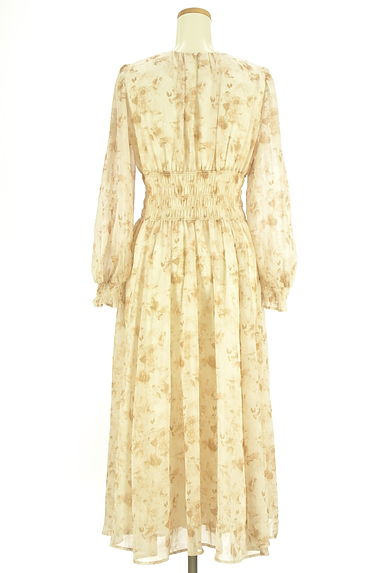 PROPORTION BODY DRESSING（プロポーションボディドレッシング）の古着「花柄シフォンワンピース（ワンピース・チュニック）」大画像２へ