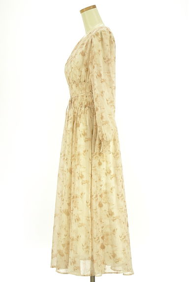 PROPORTION BODY DRESSING（プロポーションボディドレッシング）の古着「花柄シフォンワンピース（ワンピース・チュニック）」大画像３へ