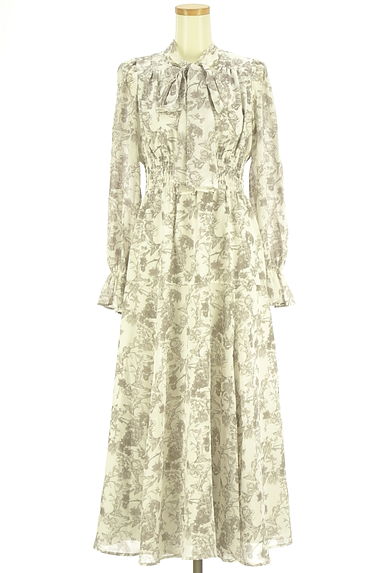 PROPORTION BODY DRESSING（プロポーションボディドレッシング）の古着「花柄シフォンワンピース（ワンピース・チュニック）」大画像１へ