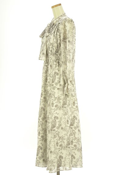 PROPORTION BODY DRESSING（プロポーションボディドレッシング）の古着「花柄シフォンワンピース（ワンピース・チュニック）」大画像３へ