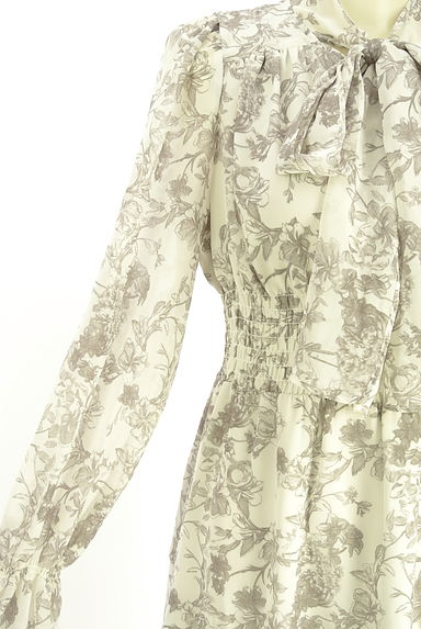 PROPORTION BODY DRESSING（プロポーションボディドレッシング）の古着「花柄シフォンワンピース（ワンピース・チュニック）」大画像５へ