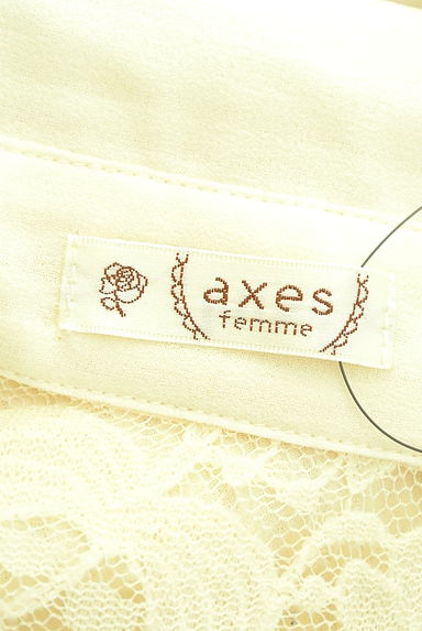 axes femme（アクシーズファム）の古着「レース切替半そでシフォンブラウス（ブラウス）」大画像６へ