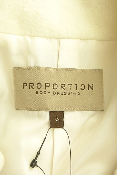PROPORTION BODY DRESSING（プロポーションボディドレッシング）の古着「スキッパーカラーウールロングコート（コート）」大画像６へ
