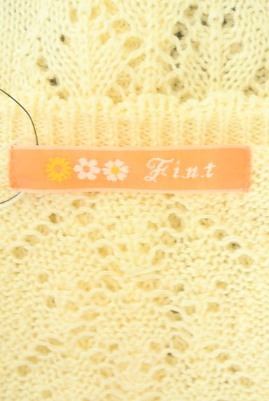 F i.n.t（フィント）の古着「半そで透かし編みニットカーディガン（カーディガン・ボレロ）」大画像６へ