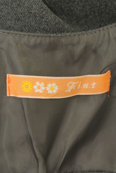 F i.n.t（フィント）の古着「フェイクレザーベルト付きウールライクジャンパースカート（キャミワンピース）」大画像６へ