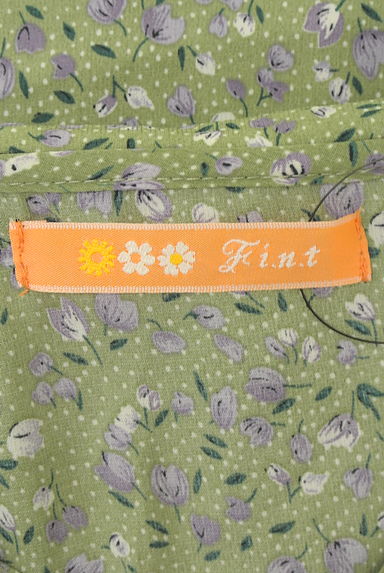 F i.n.t（フィント）の古着「花柄シフォンワンピース（ワンピース・チュニック）」大画像６へ
