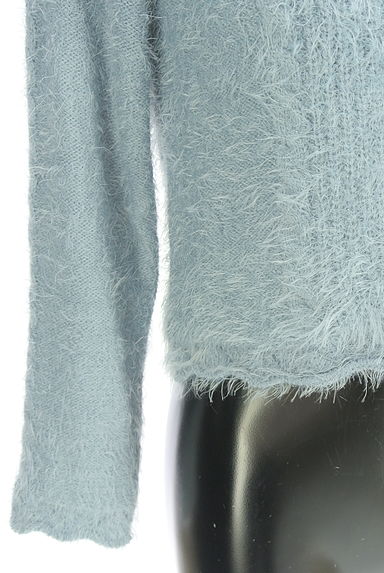 axes femme（アクシーズファム）の古着「レース切替シャギーニットトップス（ニット）」大画像５へ