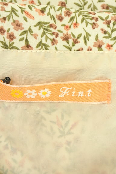 F i.n.t（フィント）の古着「半そで小花柄シフォンワンピース（ワンピース・チュニック）」大画像６へ