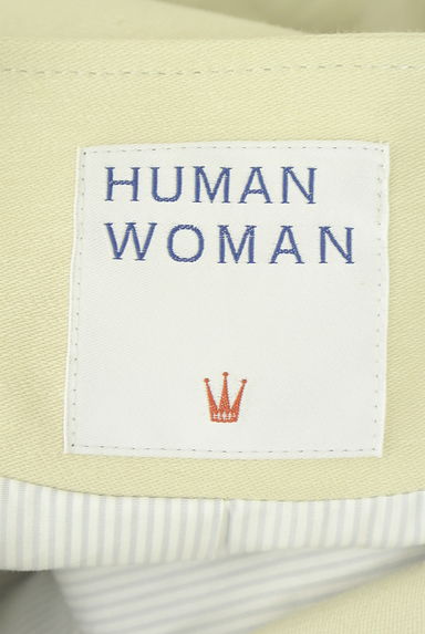 HUMAN WOMAN（ヒューマンウーマン）の古着「綿麻ノーカラーロングコート（コート）」大画像６へ