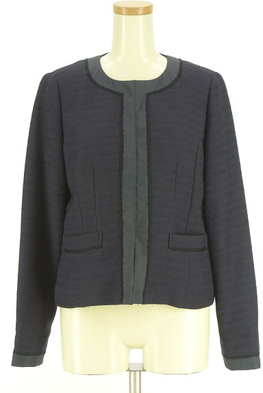 LEILIAN（レリアン）の古着「ノーカラージャケット（ジャケット）」大画像１へ