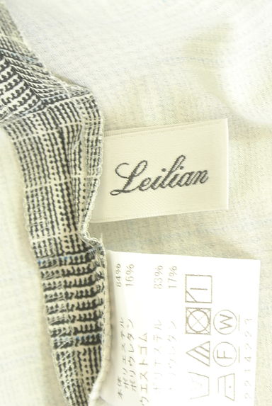 LEILIAN（レリアン）の古着「チェック柄スキニーパンツ（パンツ）」大画像６へ