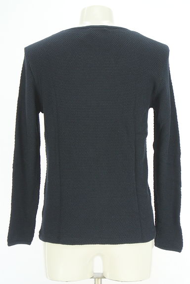 BURBERRY BLACK LABEL（バーバリーブラックレーベル）の古着「Vネックワッフルカットソー（ニット）」大画像２へ