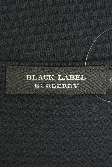 BURBERRY BLACK LABEL（バーバリーブラックレーベル）の古着「Vネックワッフルカットソー（ニット）」大画像６へ